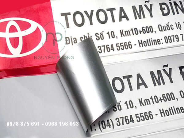 In tem bạc thiết bị 